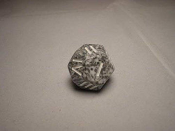 Chessex Chxxs1430 D4 Speckled Roman Numerals Dice  Granite