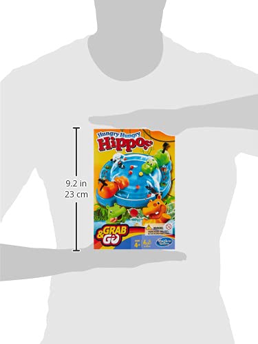 Hasbro Gaming Elefun & Friends Hungry Hungry Hippos Game - Multicolor, Plastic, Model B10011020