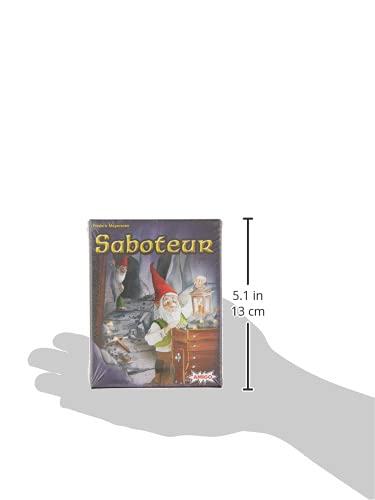 Amigo Games Saboteur Strategy Card Game – The Adventurous Gold Mining Game Following Your Dwarves Through The Tunnels – Simple To Learn & Perfect For Family Game Night – Kids & Adults Ages 8+
