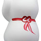 Ebros Japanese Good Luck And Fortune Charm Beckoning Cat Maneki Neko With Baby Bib Miniature Ceramic Figurine 2.5' Tall Welcoming Lucky Cats Symbol (White Maneki Neko)