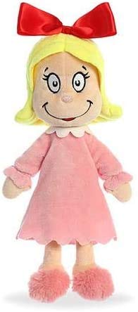 Aurora World Plush - Dr. Seuss The Grinch 18In With Dr. Seuss Cindy Lou Who 12In