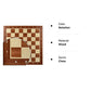 Professional Tournament Wooden Chess Boards, No. 4, 5 And 6-1,75', 2' And 2,25' - Inlay (1.75, Notation)