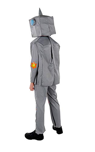 Dress Up America Robot Costume For Kids - Robot Jumpsuit, Tunic & Headpiece Set (Large)