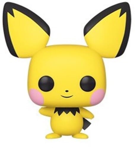Funko Pop! Pokemon Pichu Figure, 3.75 inches, Multicolor, Vinyl, Model 46862