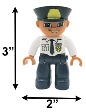 Kids Toys People Figures for Kids - Preschool Toys Building Blocks People Set for Kids - Compatible with Major Brands Building B