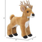 Douglas Swift White-Tailed Deer Plush Stuffed Animal, 9" Tall, Brown/White/Black, Soft Plush Material