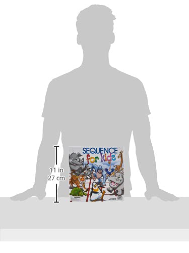 Sequence For Kids -- The 'No Reading Required' Strategy Game By Jax And Goliath, Multi Color, 11 Inches (2-4 Players) (Packaging May Vary)