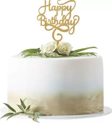 Zeelpetal Happy Birthday Cake Topper