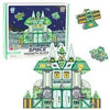 Space Magnetic Blocks Building Set For Kids | 3D Diy Construction Toy Castle | Stem Learning, Creative Play, Educational Magneti