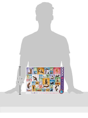 Yoga Cats 1000-Piece Puzzle