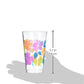 Clear With Multicolor Hibiscus Print Plastic Tumblers - 16 Oz (Pack Of 26) - Perfect For Parties & Tropical-Themed Events