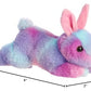 Aurora Adorable Mini Flopsie Spring Time Bunny Stuffed Animal - Playful Ease - Timeless Companions - Lavender 8 Inches