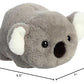 Aurora Adorable Spudsters Kira Koala Stuffed Animal - Comforting Cuddles - Playful Companions - Gray 10 Inches