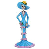 Dod Blue Senorita Mexican Traditional Skeleton Figurine