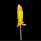 Lyba Moulds Feather Pearl Decorating Cake Topper, Yellow