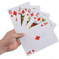 Hapros Jumbo 4X6 Inch Playing Cards Plastic Coated