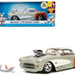 1957 Chevrolet Corvette Beige With Pink Interior With Bugs Bunny Figure ''Looney Tunes'' ''Hollywood Rides'' Series 1/24 Diecast