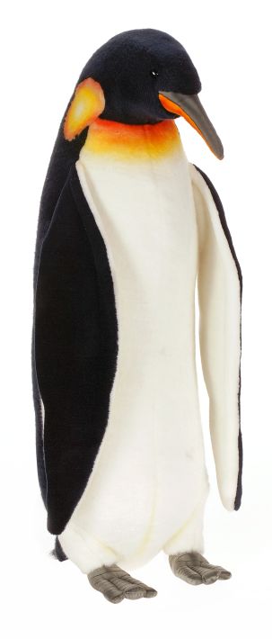 HANSA Emperor Penguin Plush Toy - Large 29" - Black - Model 3266