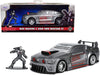 2006 Ford Mustang Gt Gray Metallic And War Machine Diecast Figurine ''Avengers'' ''Marvel'' Series ''Hollywood Rides'' Series 1/
