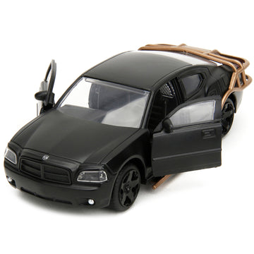 2006 Dodge Charger Matt Black with Outer Cage ''Fast & Furious'' Series 1/32 Diecast Model Car by Jada