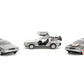 'Back to the Future'' Delorean Set of 3 pieces ''Hollywood Rides'' Series 1/32 Diecast Model Car by Jada