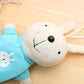 Korean Style Simple Cartoon Rabbit Pencil Case Creative Pencil Stationery Bag Children's Cute Plush Toy Primary School Gift