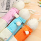 Korean Style Simple Cartoon Rabbit Pencil Case Creative Pencil Stationery Bag Children's Cute Plush Toy Primary School Gift