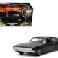 1968 Dodge Charger Widebody Matt Black with Bronze Tail Stripe inchF9inch (2021) Movie inch25 Years of Fast & Furiousinch Series 1/32 Diecast Model Car by Jada