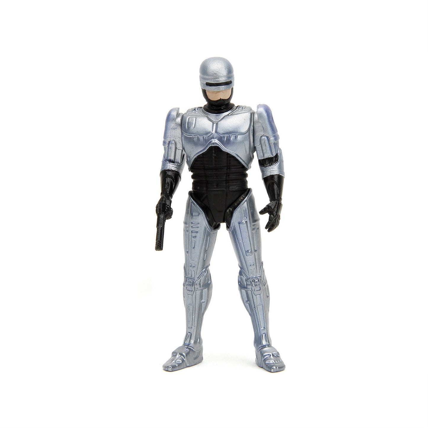 Ford Taurus Ocp Matt Black ''Detroit Police'' And Robocop Diecast Figure 35Th Anniversary ''Robocop'' (1987) Movie ''Hollywood R