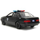 Ford Taurus Ocp Matt Black ''Detroit Police'' And Robocop Diecast Figure 35Th Anniversary ''Robocop'' (1987) Movie ''Hollywood R