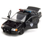 Ford Taurus Ocp Matt Black ''Detroit Police'' And Robocop Diecast Figure 35Th Anniversary ''Robocop'' (1987) Movie ''Hollywood R