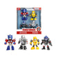 Transformers 2.5' 4-Pack Collectible Die-Cast Figure, Toys For Kids And Adults