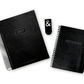2027 Black Leather Look Daily Planner Basic Bundle