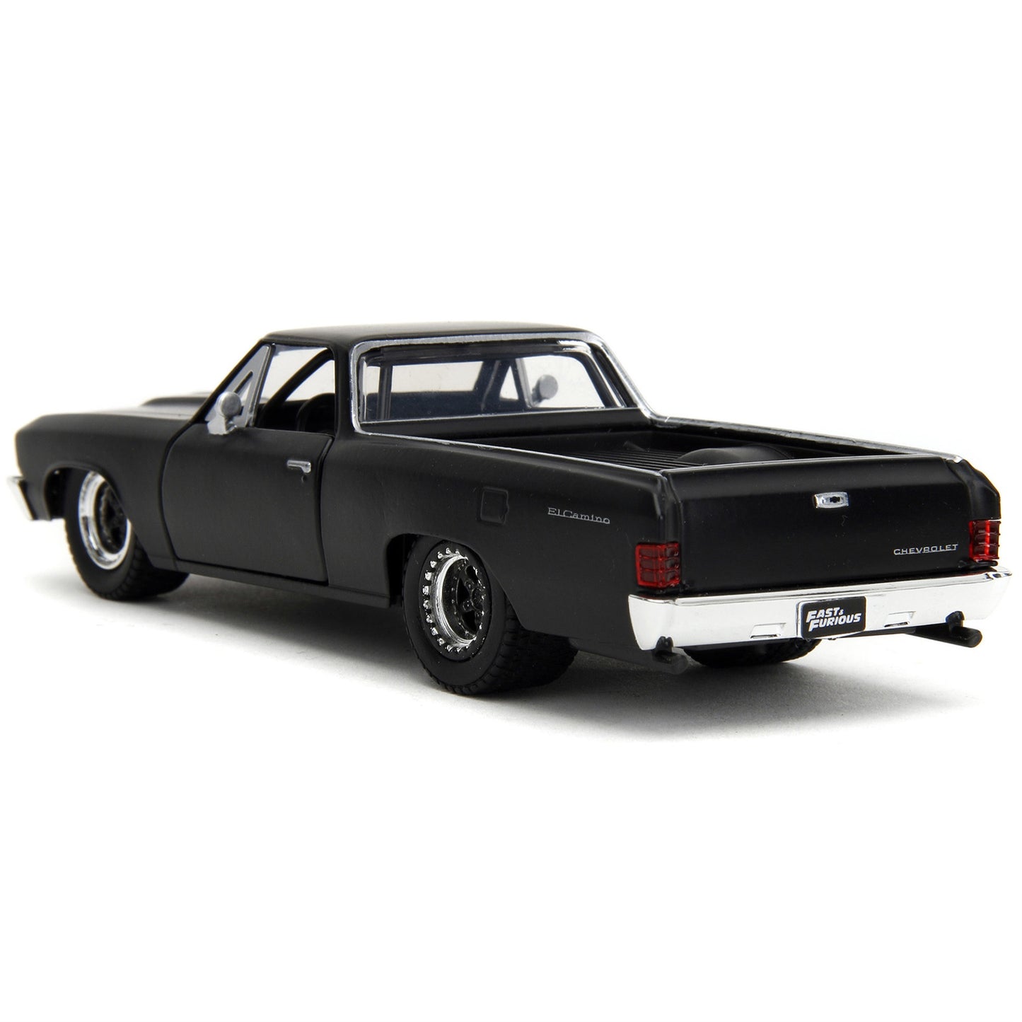 1967 Chevrolet El Camino Matt Black ''Fast & Furious'' Series 1/32 Diecast Model Car by Jada