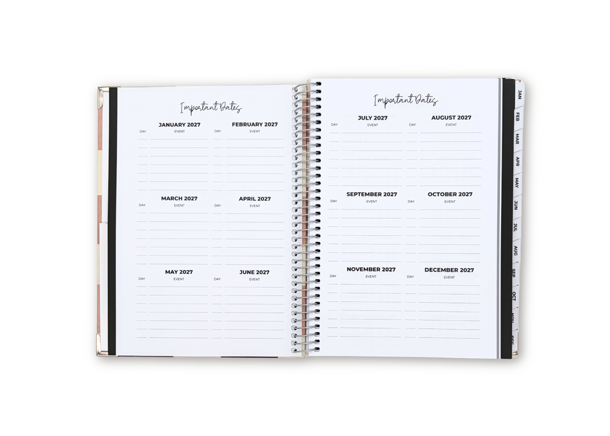 2027 Strawberry Fields Weekly Planner Basic Bundle
