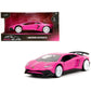 Lamborghini Aventador Sv Pink ''Pink Slips'' Series 1/32 Diecast Model Car By Jada