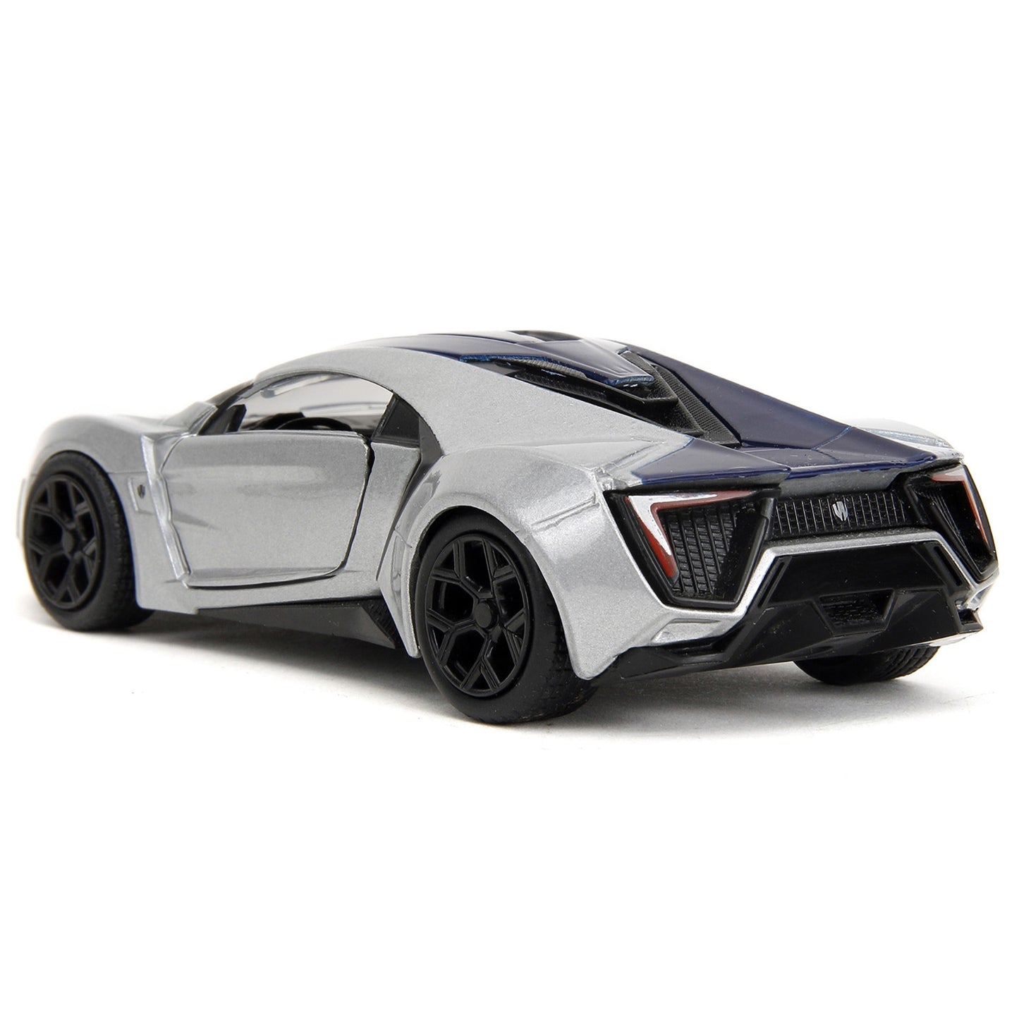 Lykan Hypersport Silver Metallic And Purple ''Pink Slips'' Series 1/32 Diecast Model Car By Jada