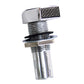 Whitecap Fuel Vent - Rectangular Head, Straight, 9/16 Hose