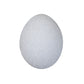 Floracraft Styrofoam Egg, 3-1/6 X 2-5/16 Inches, White, Pack Of 4