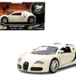 2011 Bugatti Veyron White and Tan inchFurious 7inch (2015) Movie inch25 Years of Fast & Furiousinch Series 1/32 Diecast Model Car by Jada