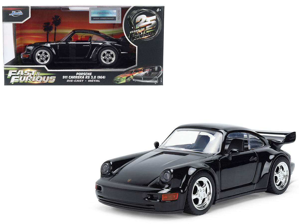 Porsche 911 Carrera RS 3.8 (964) Black inchThe Fast and the Furious: Tokyo Driftinch (2006) Movie inch25 Years of Fast & Furiousinch Series 1/32 Diecast Model Car by Jada