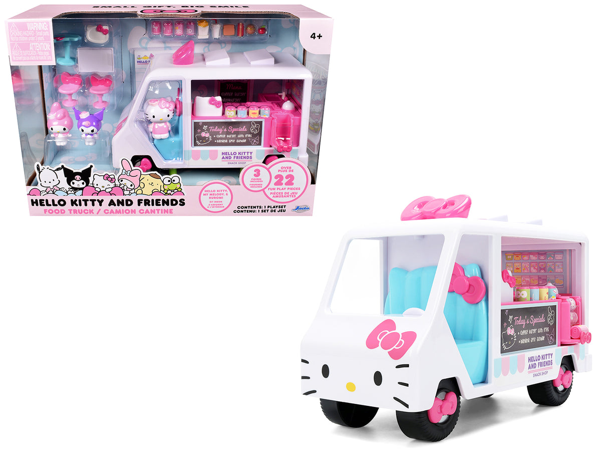 inchHello Kitty and Friendsinch Food Truck Set with 3 Figures Model by Jada