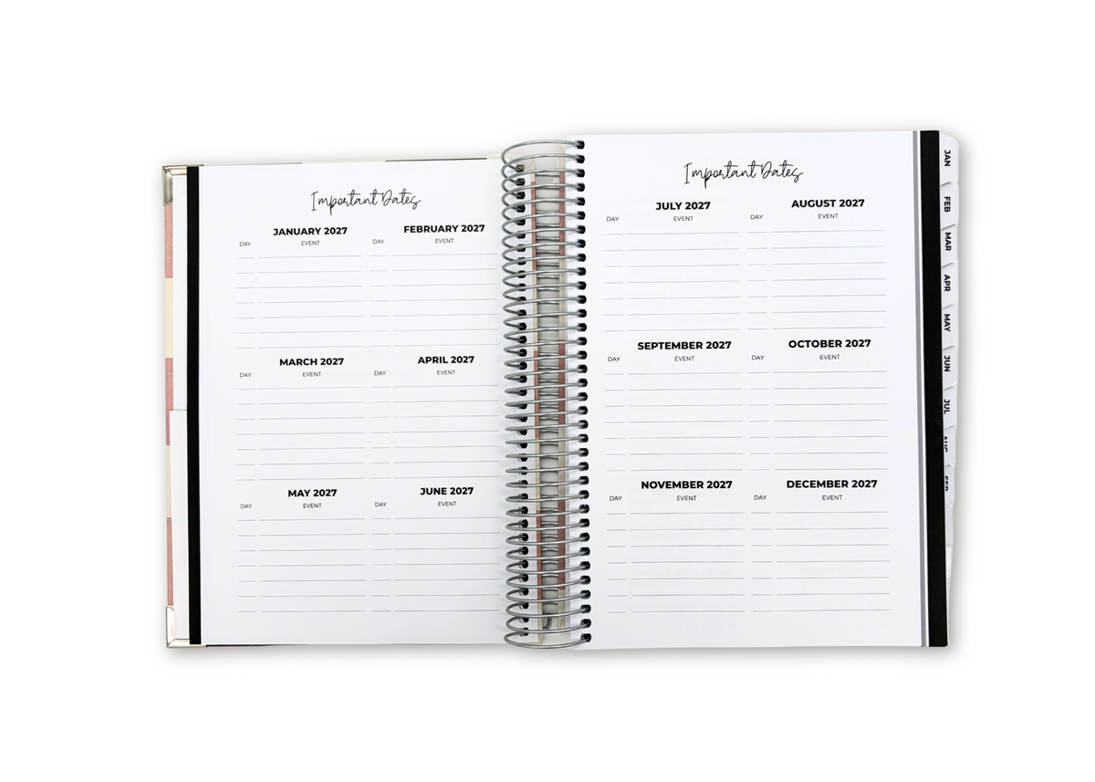 2027 Strawberry Fields Daily Planner Basic Bundle