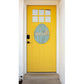 24'' Rustic Farmhouse Turquoise Wood Large Egg