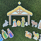 Quiet Nativity Set (a Christmas bath toy!)