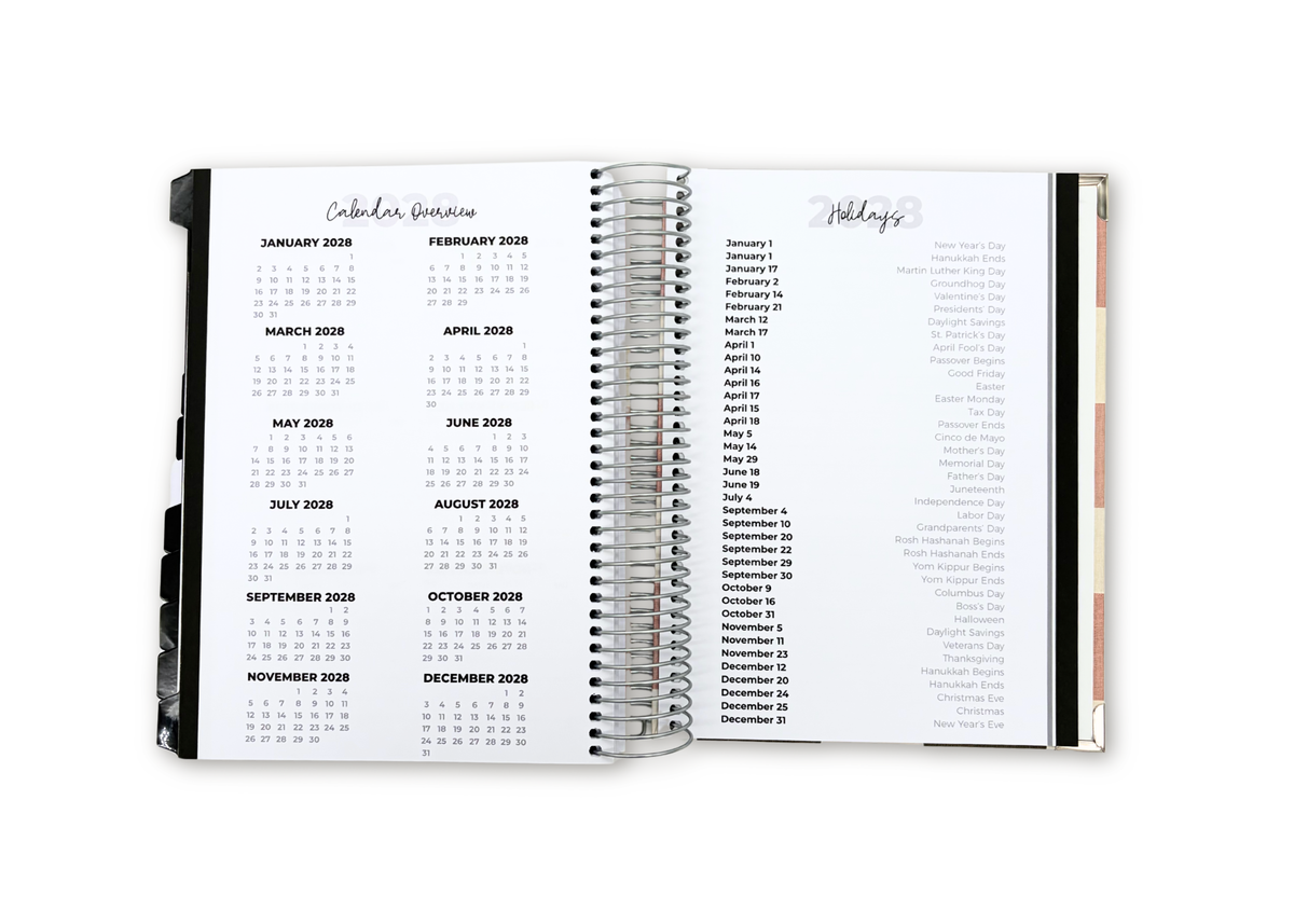 2027 Metal Flake Daily Planner