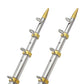 TACO 15 Telescopic Outrigger Poles 1-1/8 - Silver/Gold