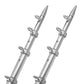 TACO 15 Telescopic Outrigger Poles HD 1-½ - Silver/Silver