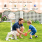 3 in 1 Kids Basketball Hoop with Basketball and Foldable Rim