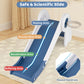 3 in 1 Toddler Slide Baby Slide Climber Playset with Basketball Hoop and Basketball